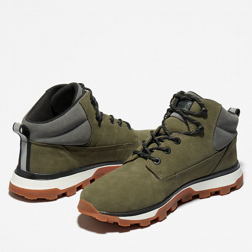 Cizmy Timberland Treeline Chukka Panske Tmavo Zelene | EU0173649