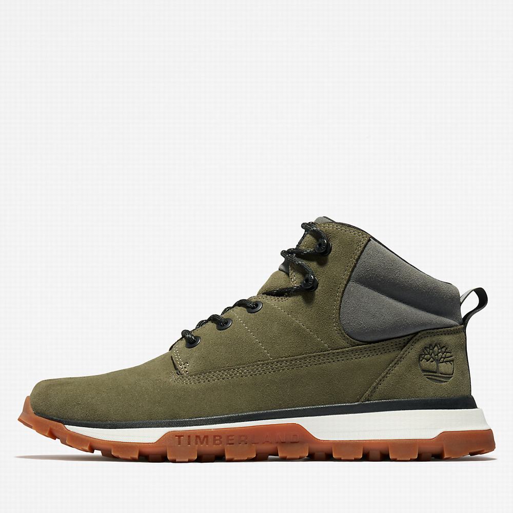 Cizmy Timberland Treeline Chukka Panske Tmavo Zelene | EU0173649