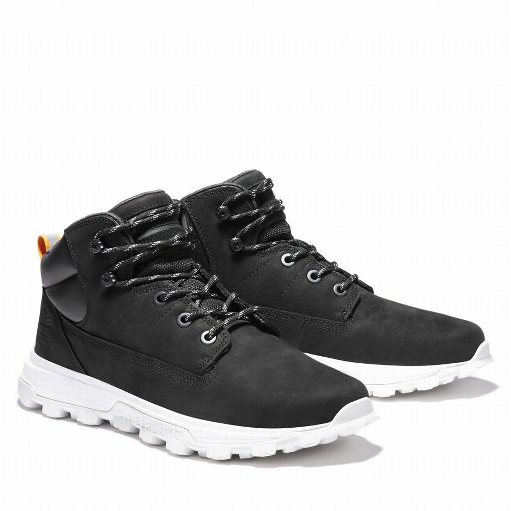 Cizmy Timberland Treeline Chukka Panske Čierne | VL2675438