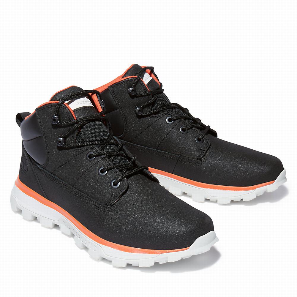 Cizmy Timberland Treeline Chukka Panske Čierne | WM9860132