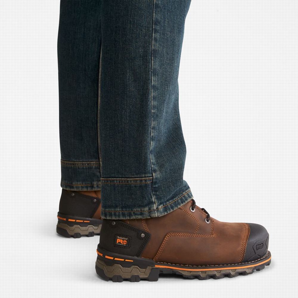 Džínsy Timberland PRO® Grit-N-Grind Flex Denim Pracovná Panske Tmavo | ZC1354087