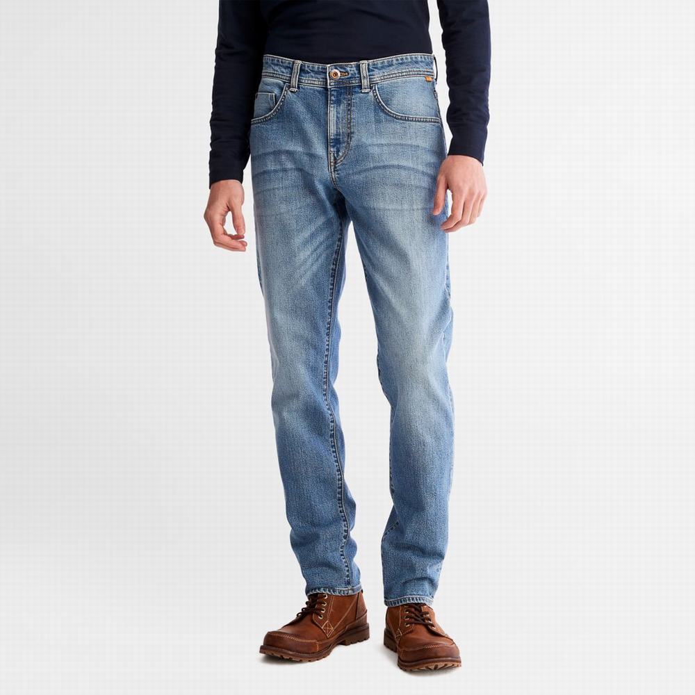 Džínsy Timberland Sargent Lake Slim Denim Panske Modre | EJ7850261