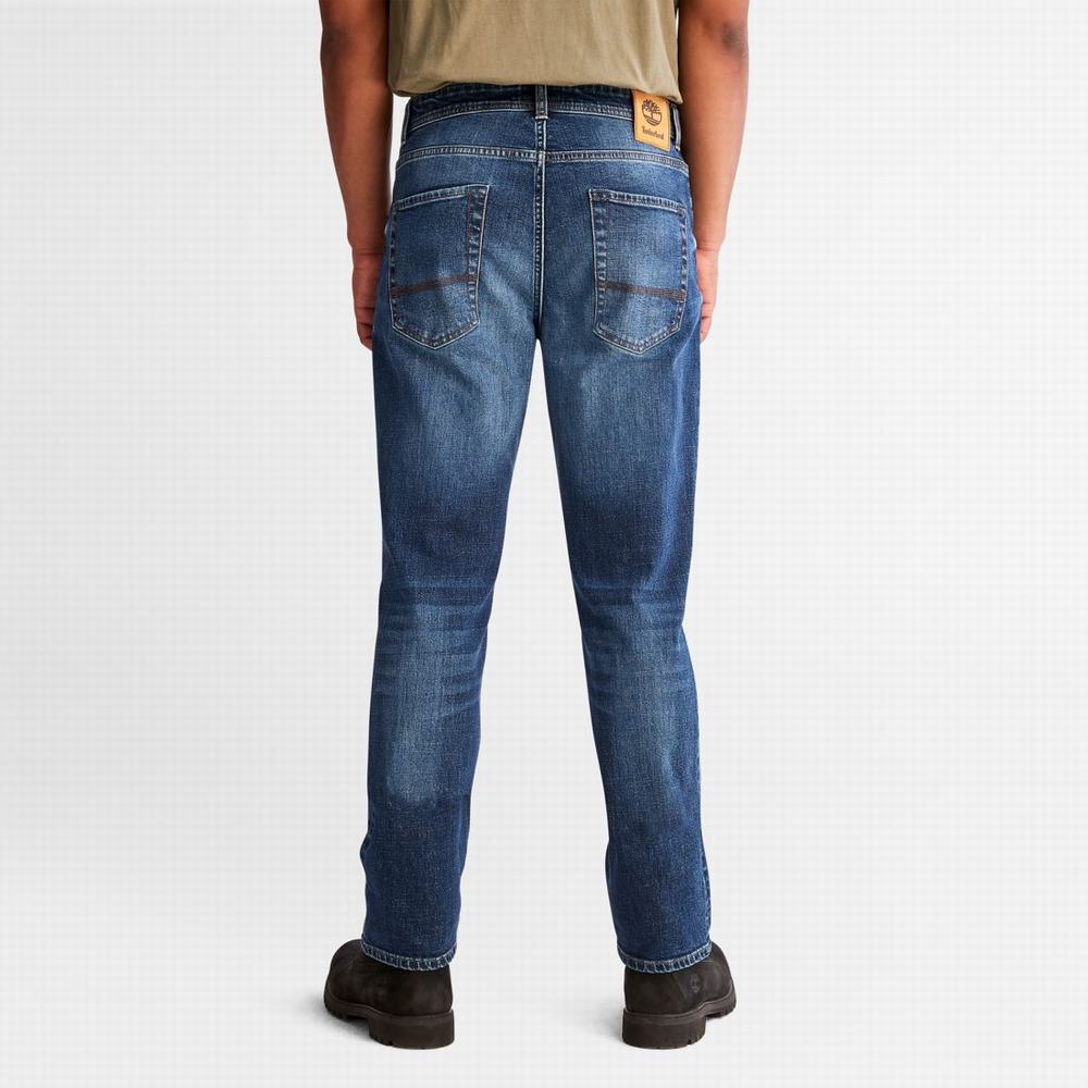 Džínsy Timberland Squam Lake Stretch Denim Panske Indigo | LQ7190825