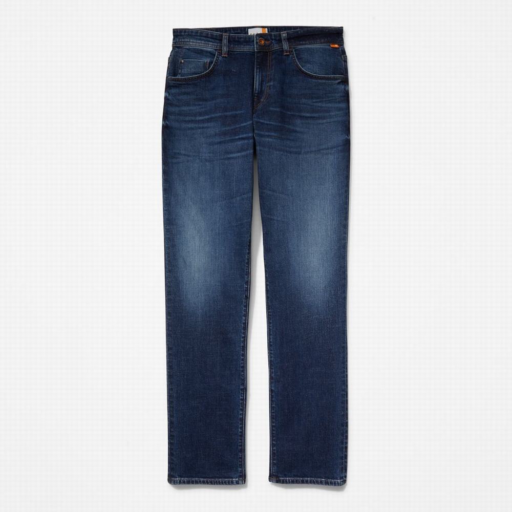 Džínsy Timberland Squam Lake Stretch Denim Panske Indigo | LQ7190825