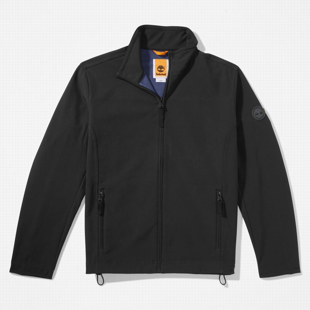 Flísové Bundy Timberland Mount Waumbeck Fleece-Podsite Softshell Panske Čierne | JM3761948