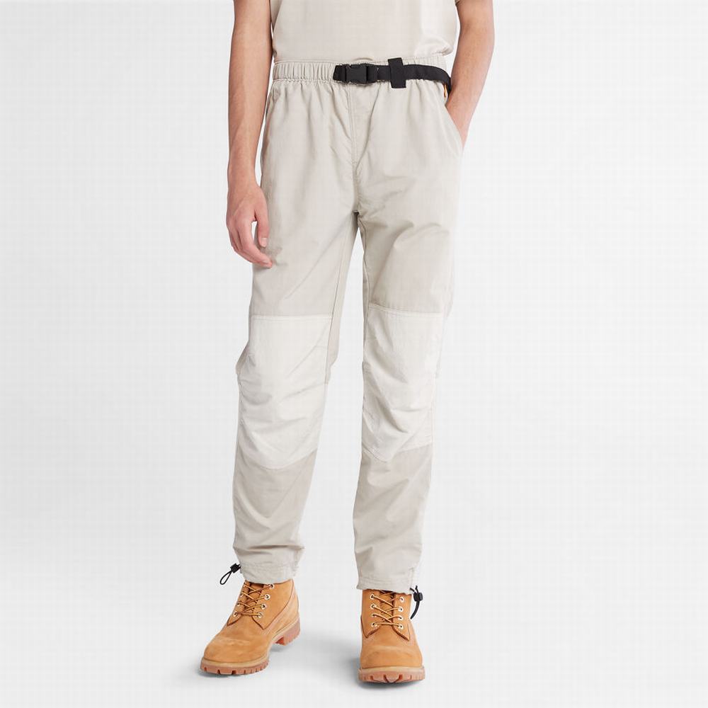 Jogger Nohavice Timberland All Gender Vody-Resistant Panske Svetlo Siva | FP6948570