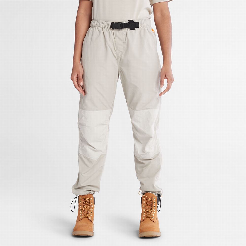 Jogger Nohavice Timberland All Gender Vody-Resistant Panske Svetlo Siva | FP6948570