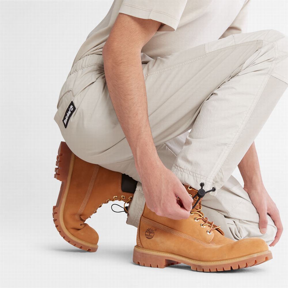 Jogger Nohavice Timberland All Gender Vody-Resistant Panske Svetlo Siva | FP6948570