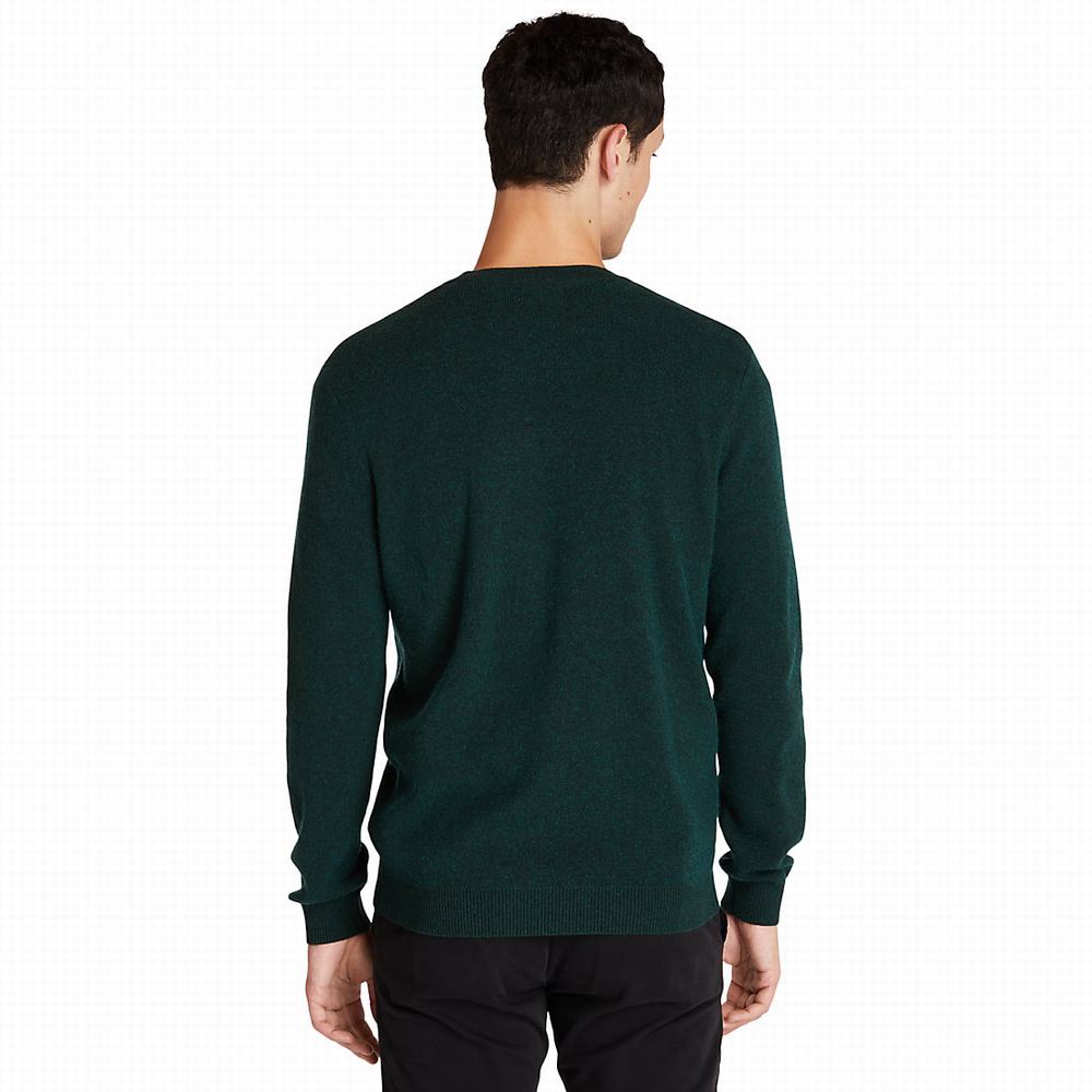 Jumpers Timberland Crewneck Pocket Panske Zelene | DV7520946