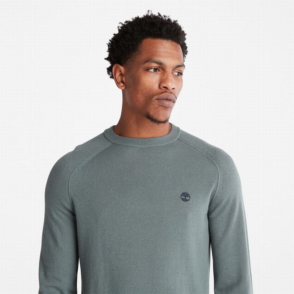 Jumpers Timberland Crewneck Raglan Panske Zelene | HT2764198