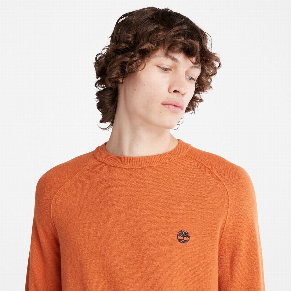 Jumpers Timberland Crewneck Raglan Panske Oranžové | TR9876502