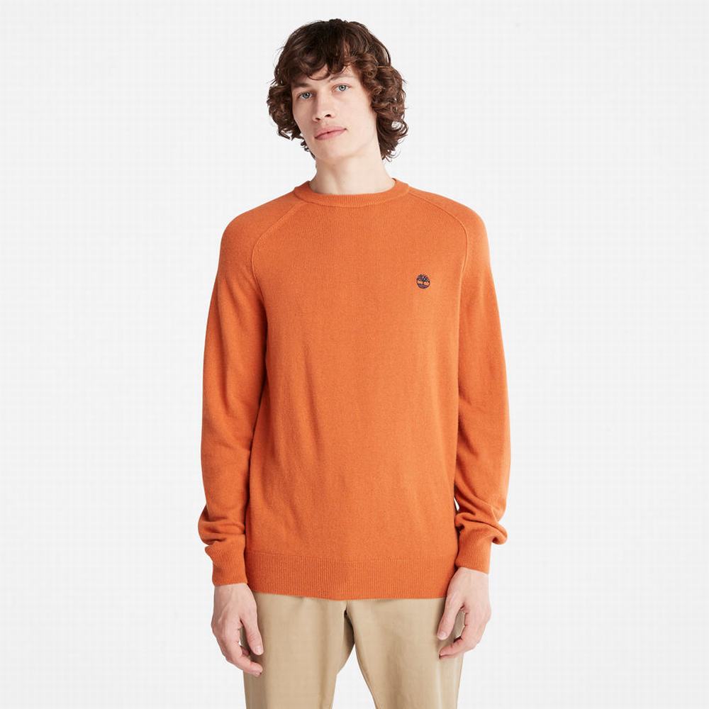 Jumpers Timberland Crewneck Raglan Panske Oranžové | TR9876502