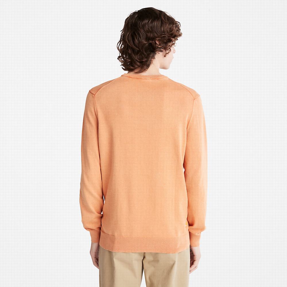 Jumpers Timberland EK+ Crewneck Panske Oranžové | BN7321450