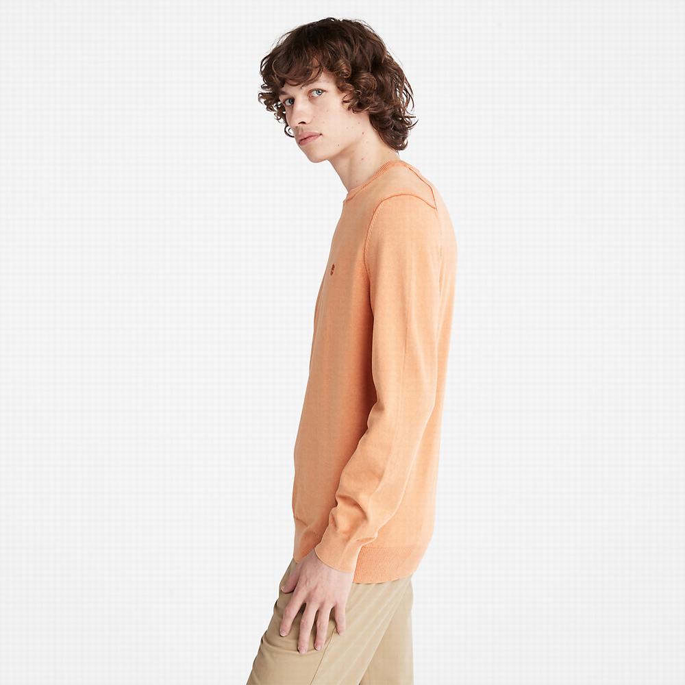 Jumpers Timberland EK+ Crewneck Panske Oranžové | BN7321450