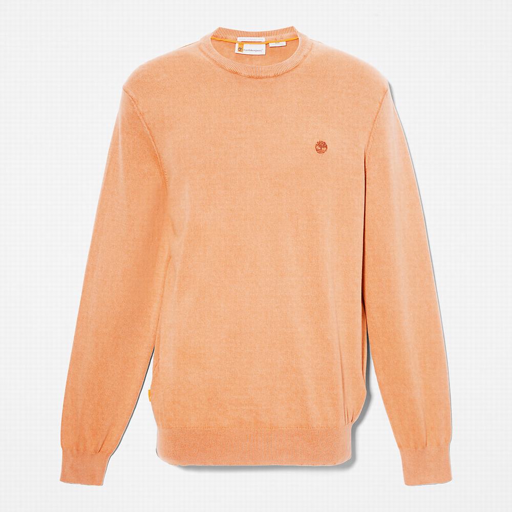 Jumpers Timberland EK+ Crewneck Panske Oranžové | BN7321450