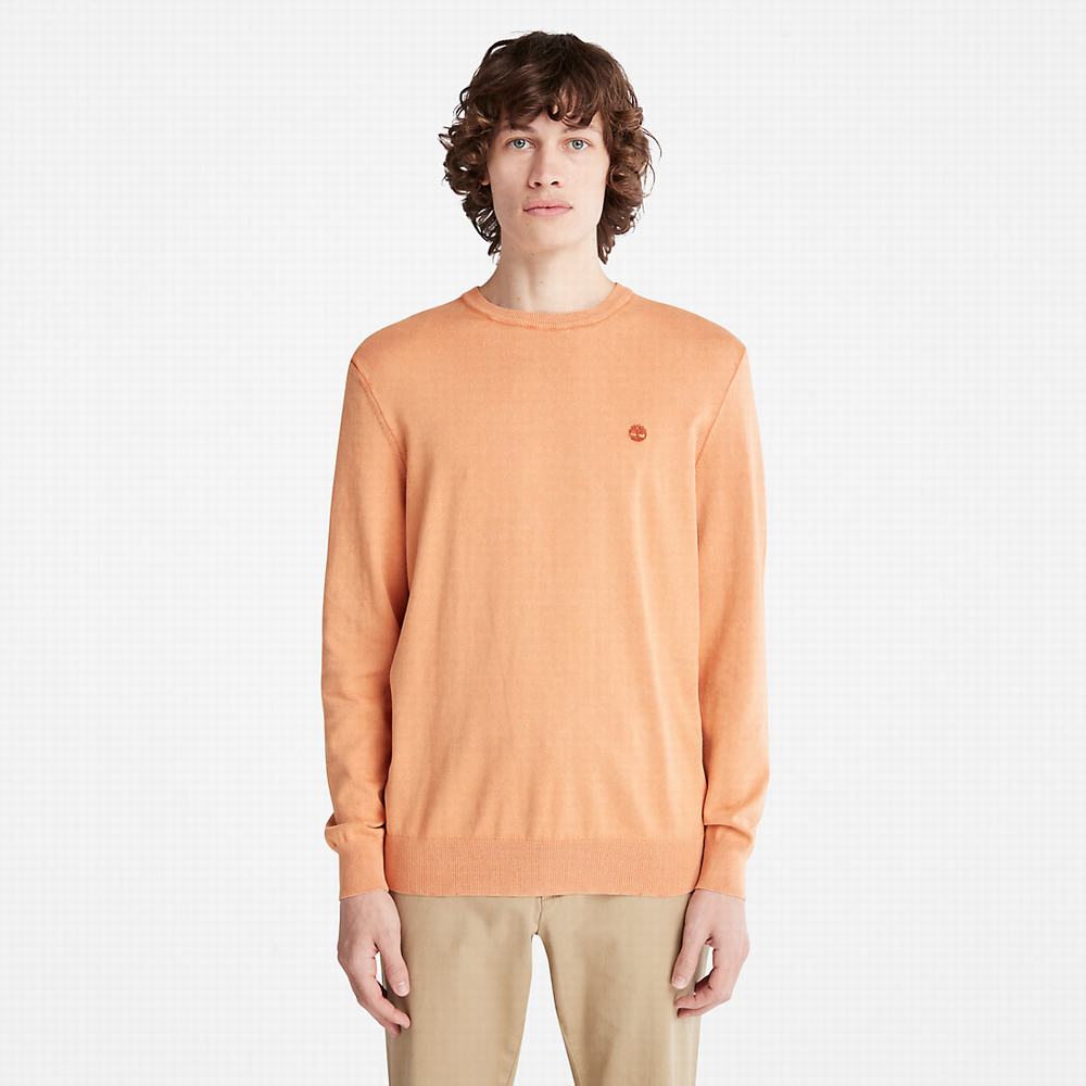 Jumpers Timberland EK+ Crewneck Panske Oranžové | BN7321450