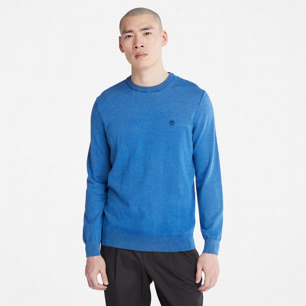 Jumpers Timberland EK+ Crewneck Panske Tmavo Modre | IZ3679425