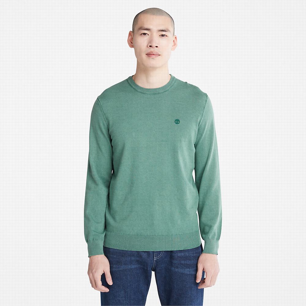 Jumpers Timberland EK+ Crewneck Panske Zelene | XM6580723