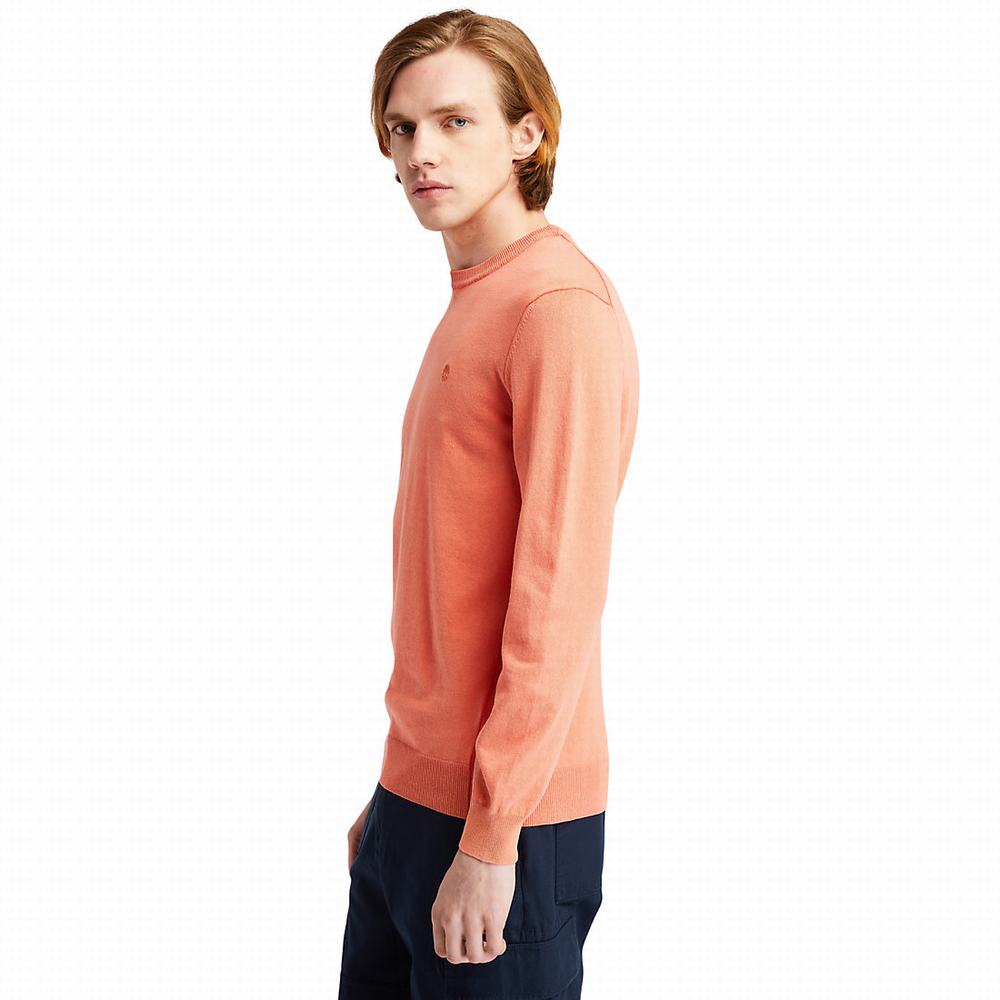 Jumpers Timberland Lightweight Washed Panske Oranžové | JK3485912