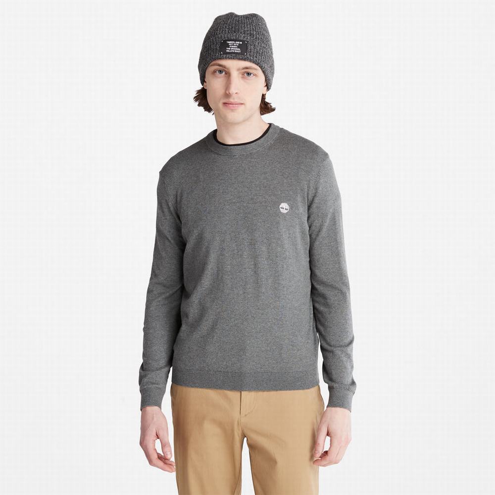 Jumpers Timberland Warm Crew Panske Siva | EM4238975