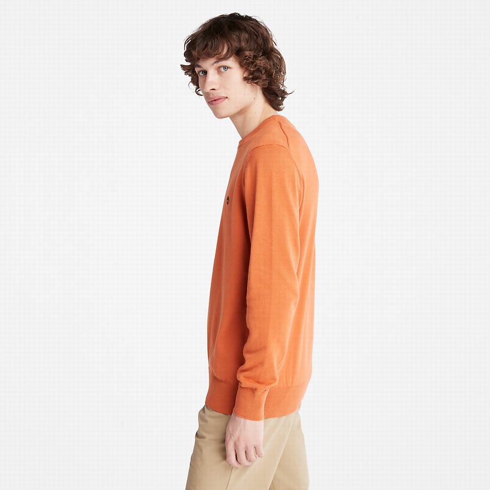 Jumpers Timberland Williams River Crewneck Panske Oranžové | RG6239815