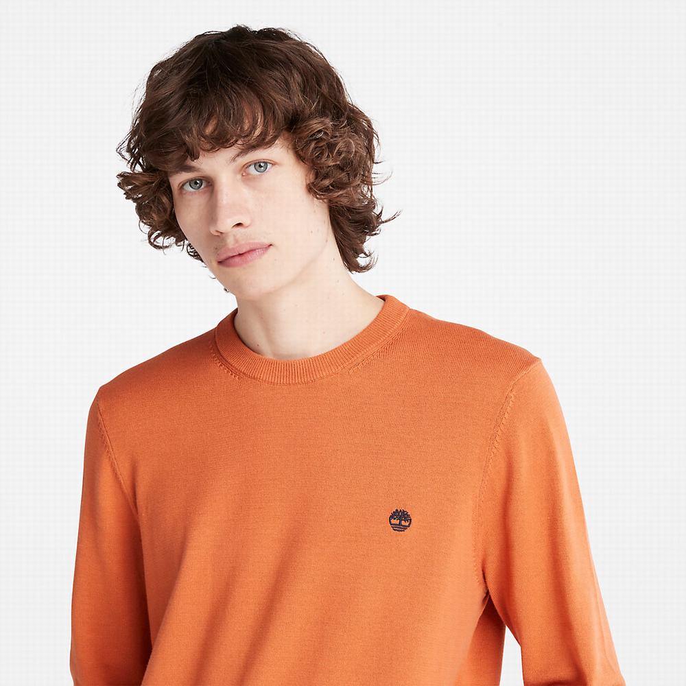 Jumpers Timberland Williams River Crewneck Panske Oranžové | RG6239815