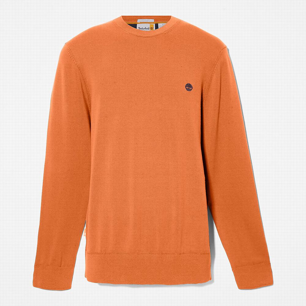 Jumpers Timberland Williams River Crewneck Panske Oranžové | RG6239815