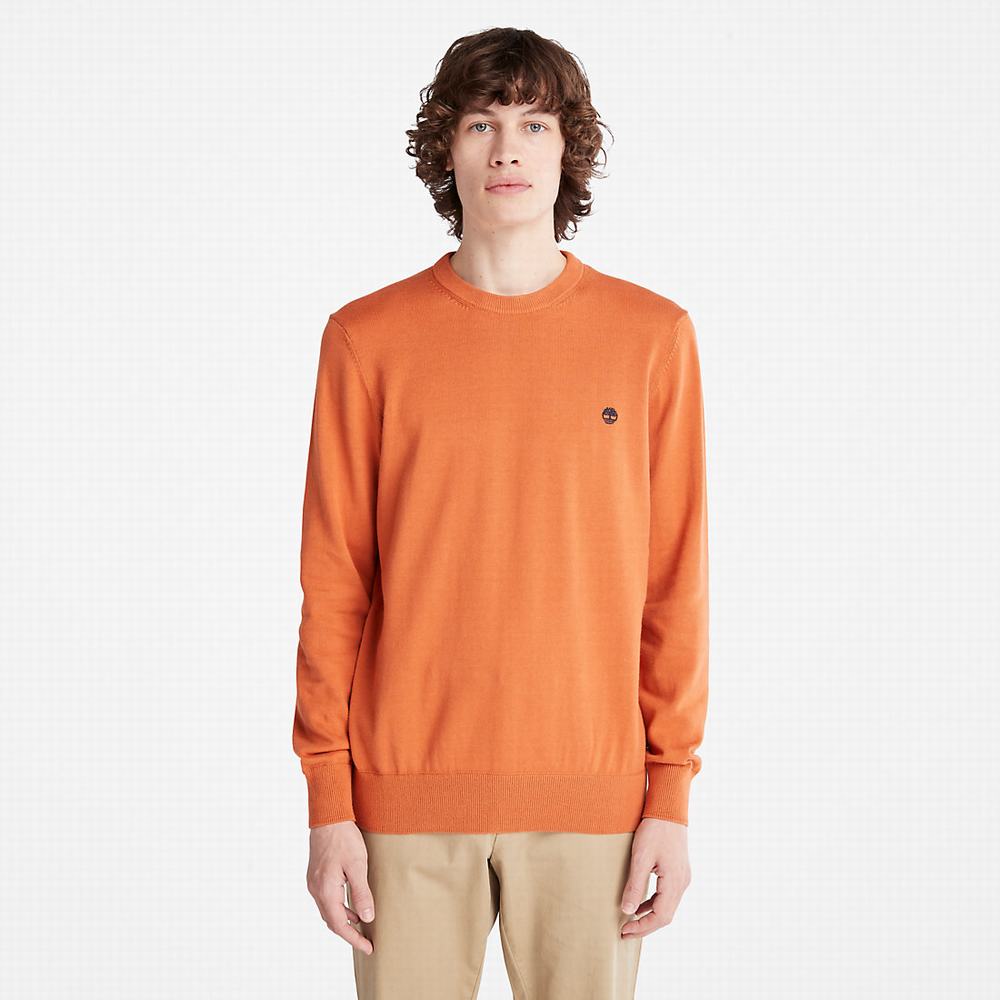 Jumpers Timberland Williams River Crewneck Panske Oranžové | RG6239815