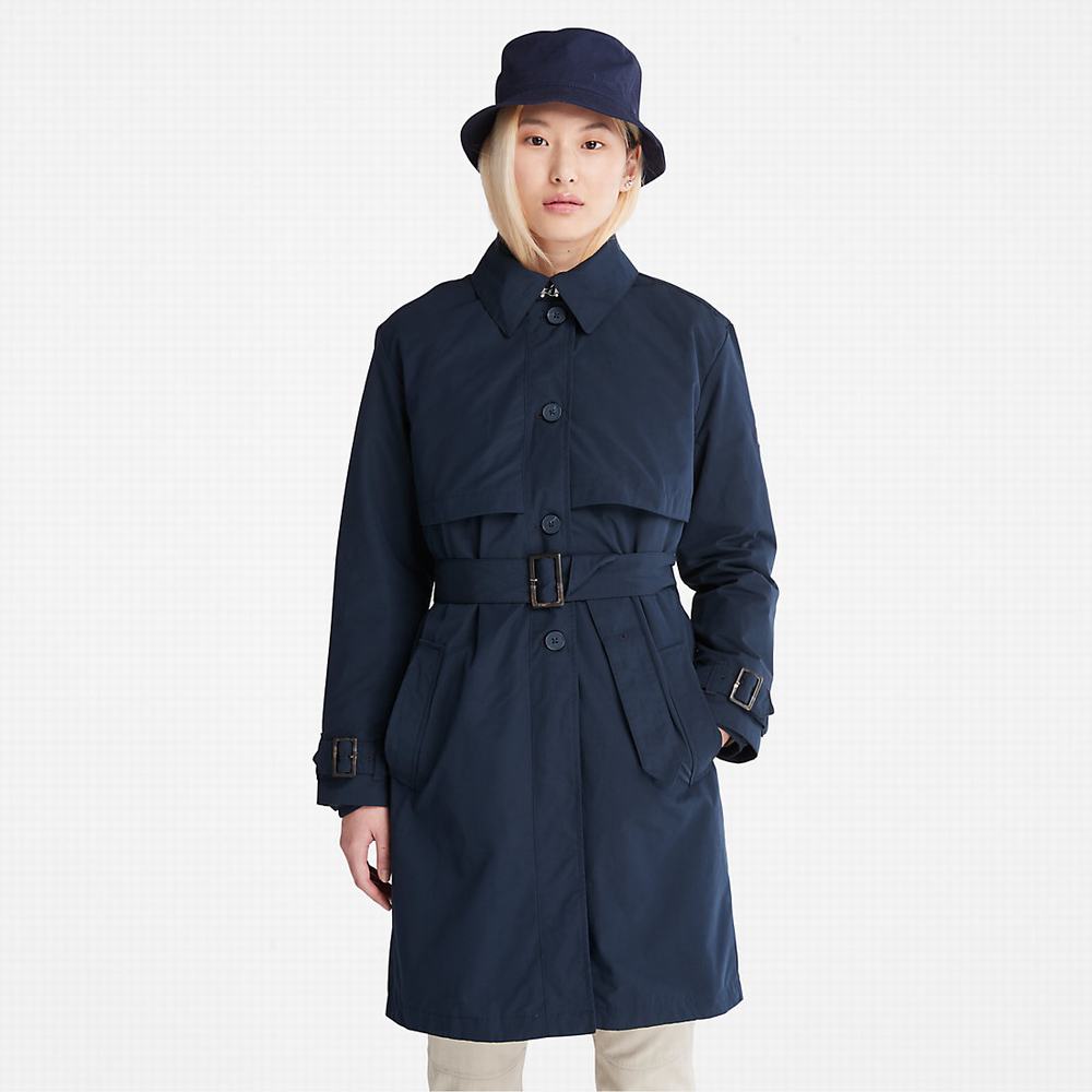 Kabáty Timberland 3-in-1 Trench Coat Damske Námornícka Modrá | ZV0673524