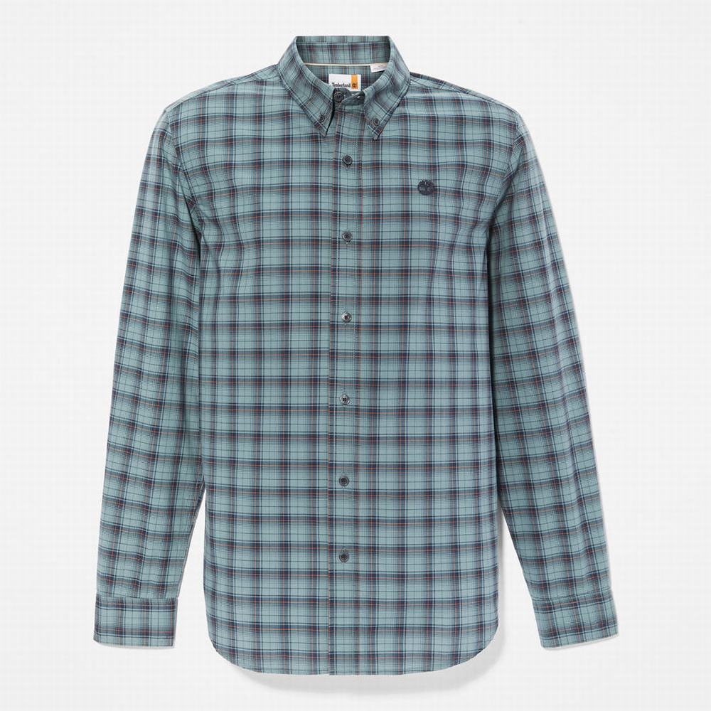 Kosele Timberland Eastham River Stretch Check Panske Zelene | RC0865739