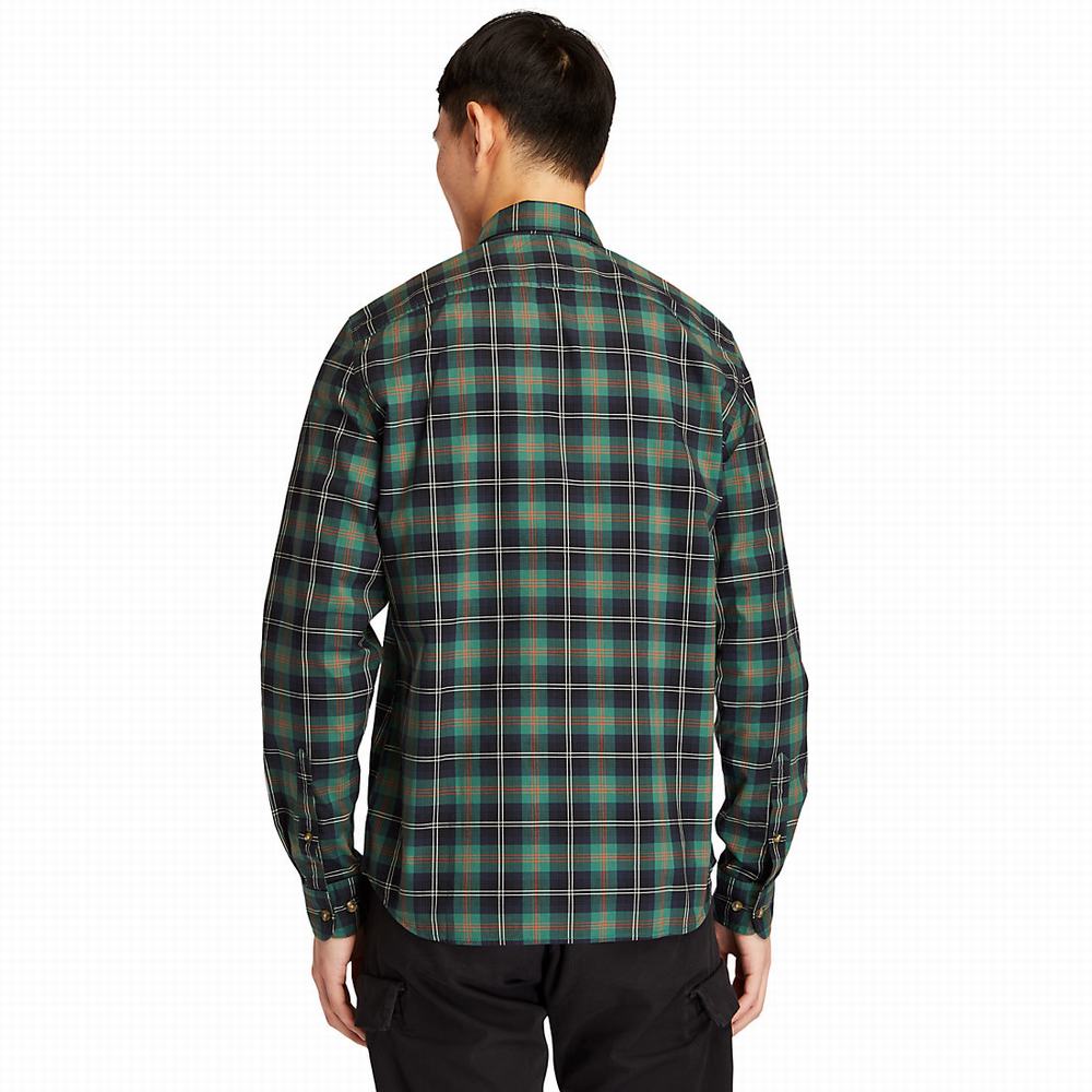 Kosele Timberland Eastham River Tartan Panske Zelene | CJ8256903