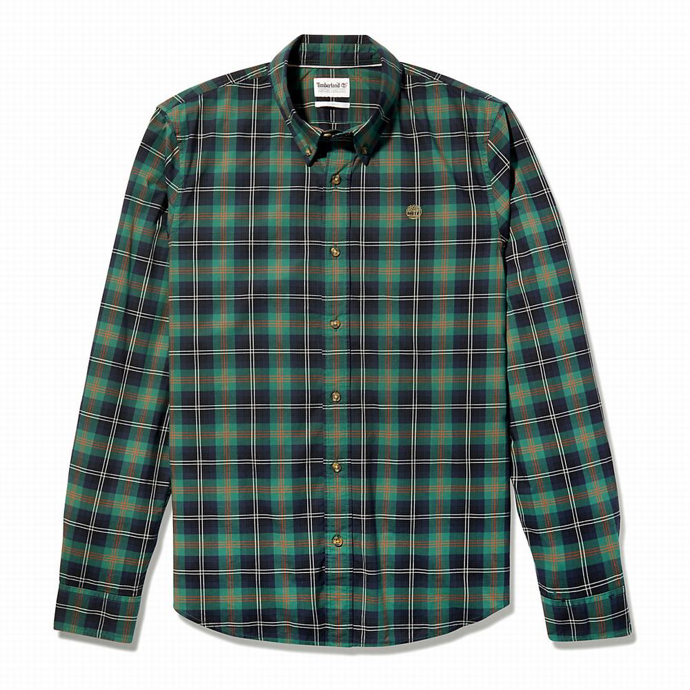 Kosele Timberland Eastham River Tartan Panske Zelene | CJ8256903