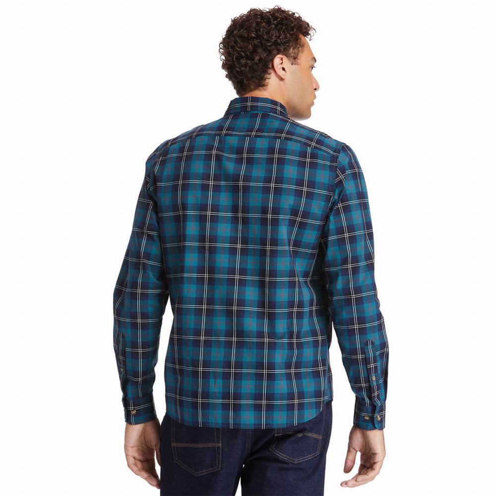 Kosele Timberland Eastham River Tartan Panske Zelene | EZ7120586