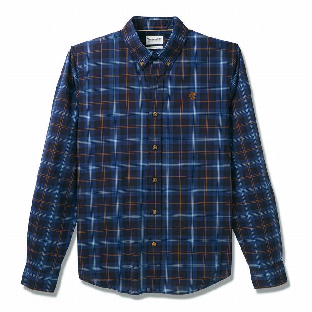 Kosele Timberland Eastham River Tartan Panske Modre | OD8329014