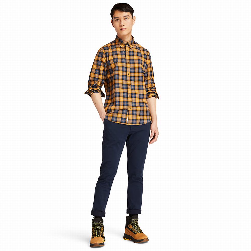 Kosele Timberland Eastham River Tartan Panske Žlté | YD9578206