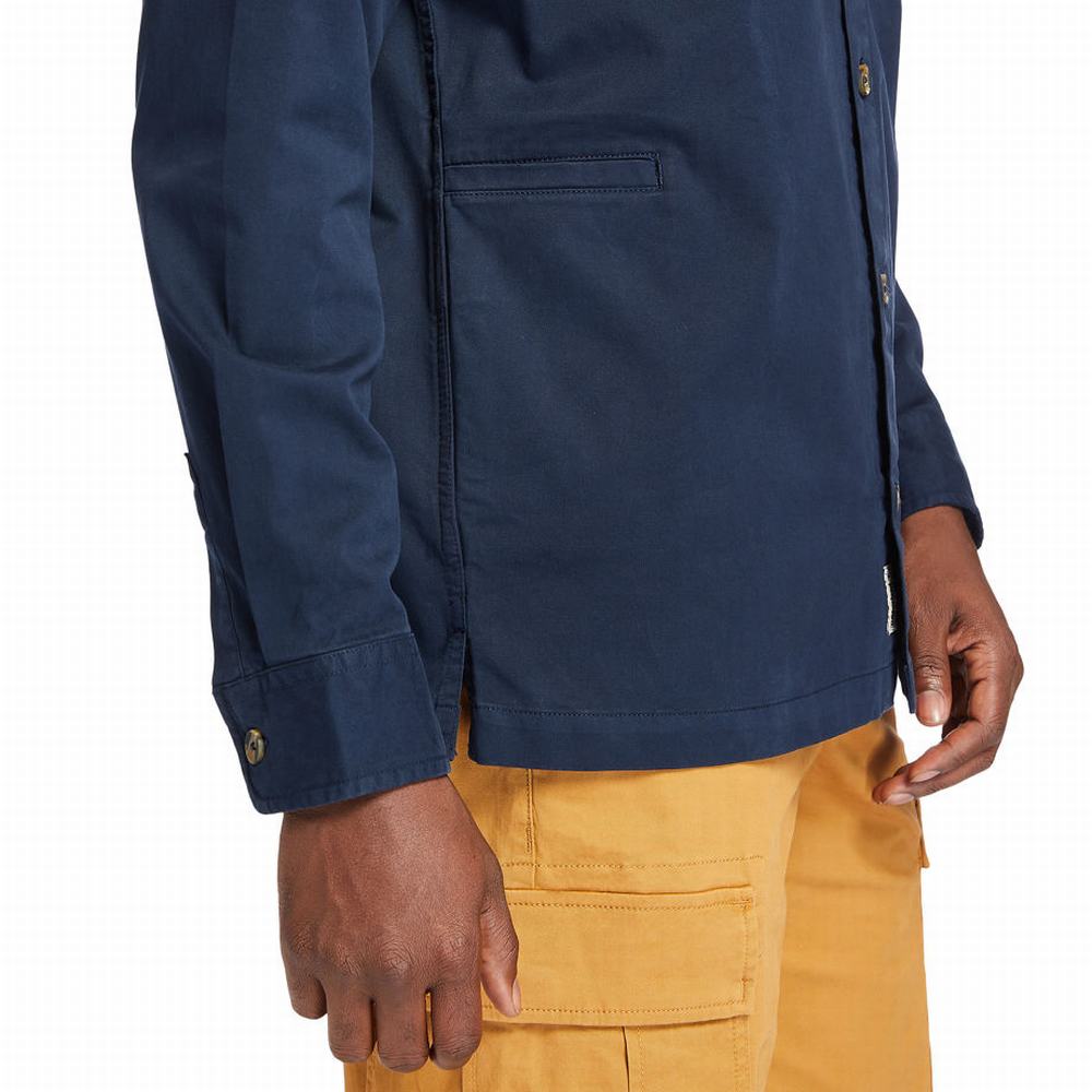 Kosele Timberland Garment-Dyed Twill Panske Námornícka Modrá | XT8379560