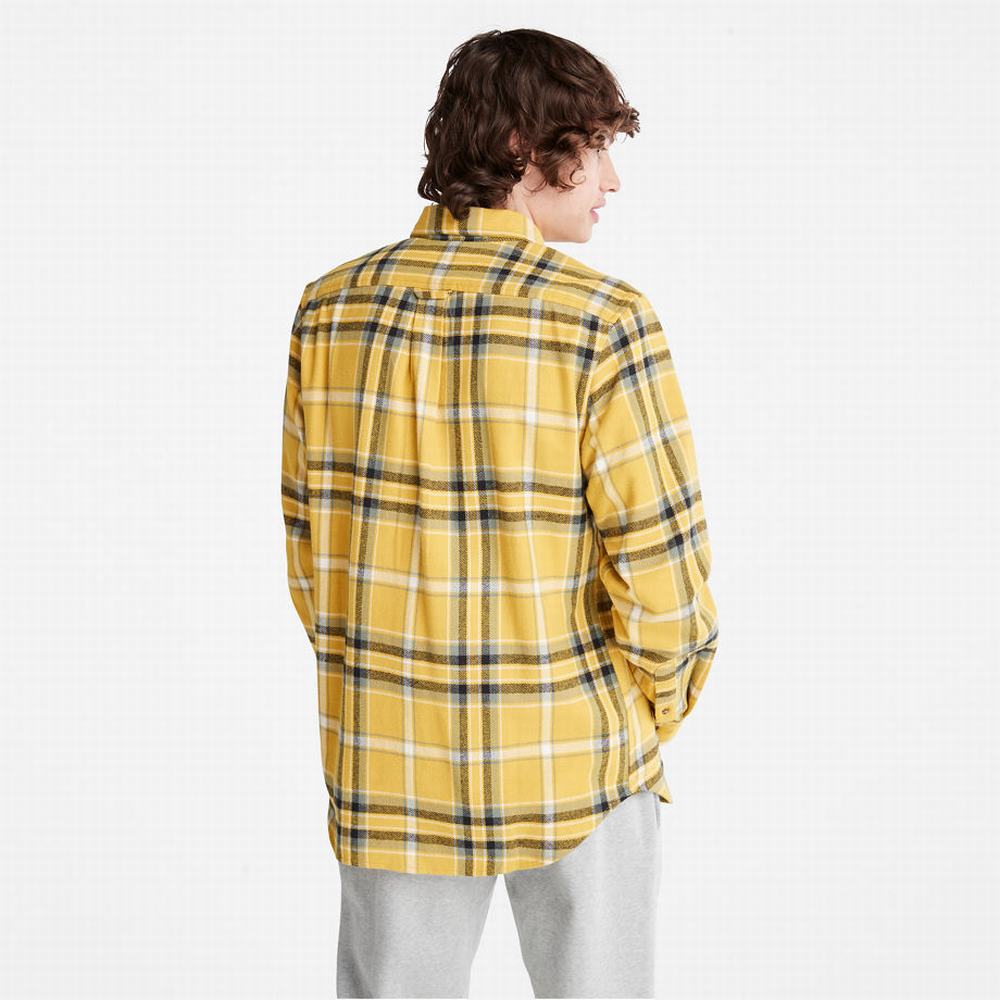 Kosele Timberland Heavy Flannel Check Panske Žlté | CA0482137