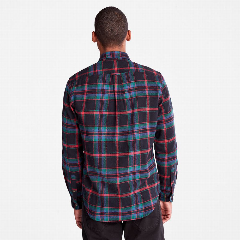 Kosele Timberland Heavy Flannel Check Panske Červené | PJ8620193