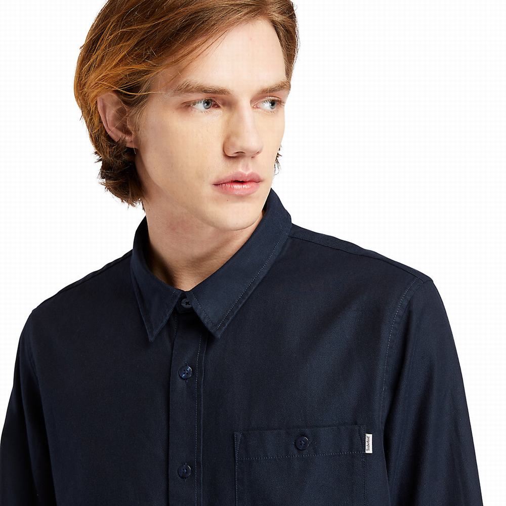 Kosele Timberland Long-sleeved Overshirt Panske Námornícka Modrá | BA6128953