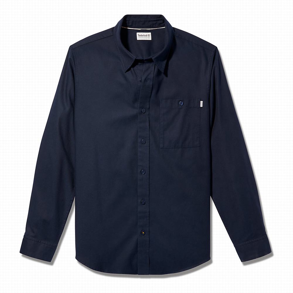 Kosele Timberland Long-sleeved Overshirt Panske Námornícka Modrá | BA6128953