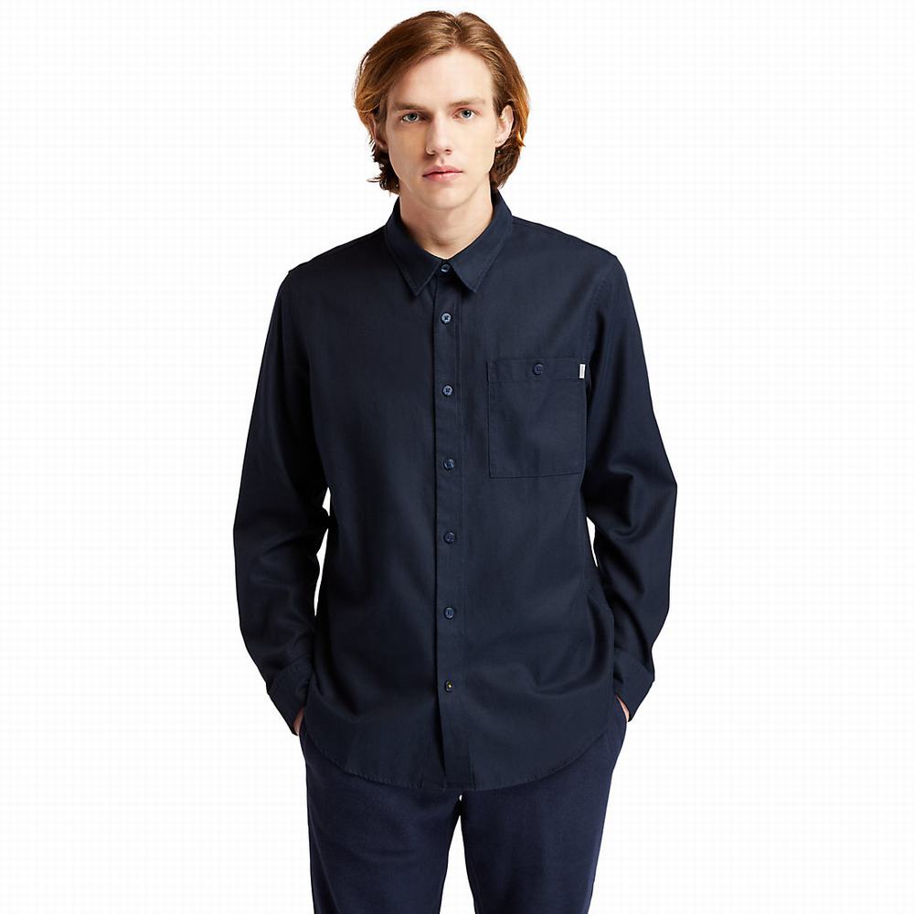 Kosele Timberland Long-sleeved Overshirt Panske Námornícka Modrá | BA6128953