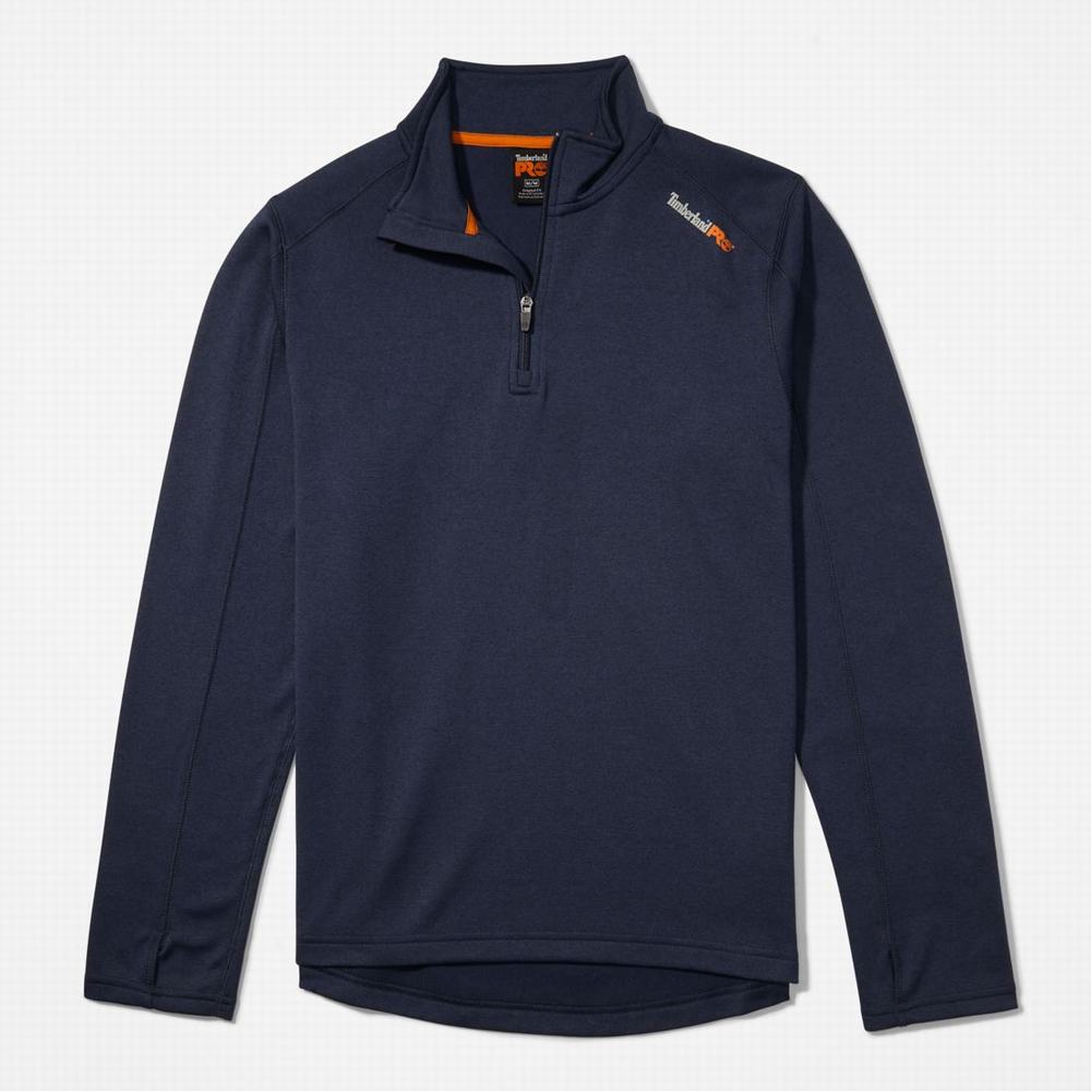 Kosele Timberland PRO® Understory Quarter-Zip Fleece Panske Námornícka Modrá | LG2547093