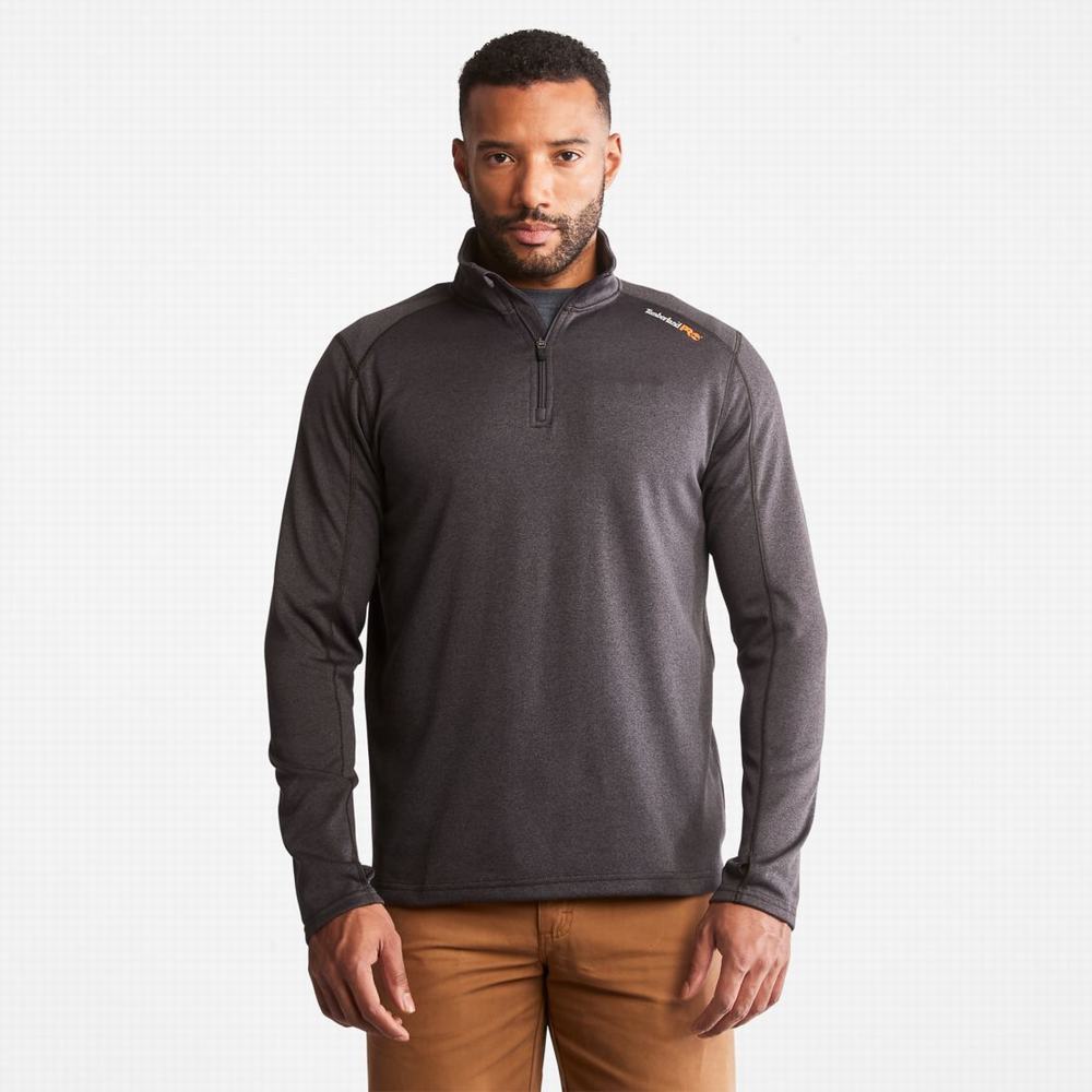 Kosele Timberland PRO® Understory Quarter-Zip Fleece Panske Tmavo Siva | MP5390728