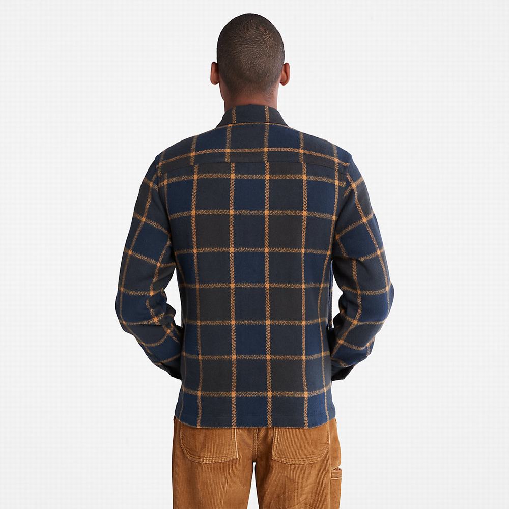 Kosele Timberland Plaid Overshirt Panske Čierne | PR6251479