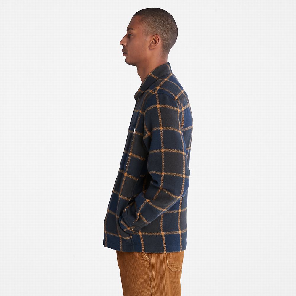 Kosele Timberland Plaid Overshirt Panske Čierne | PR6251479