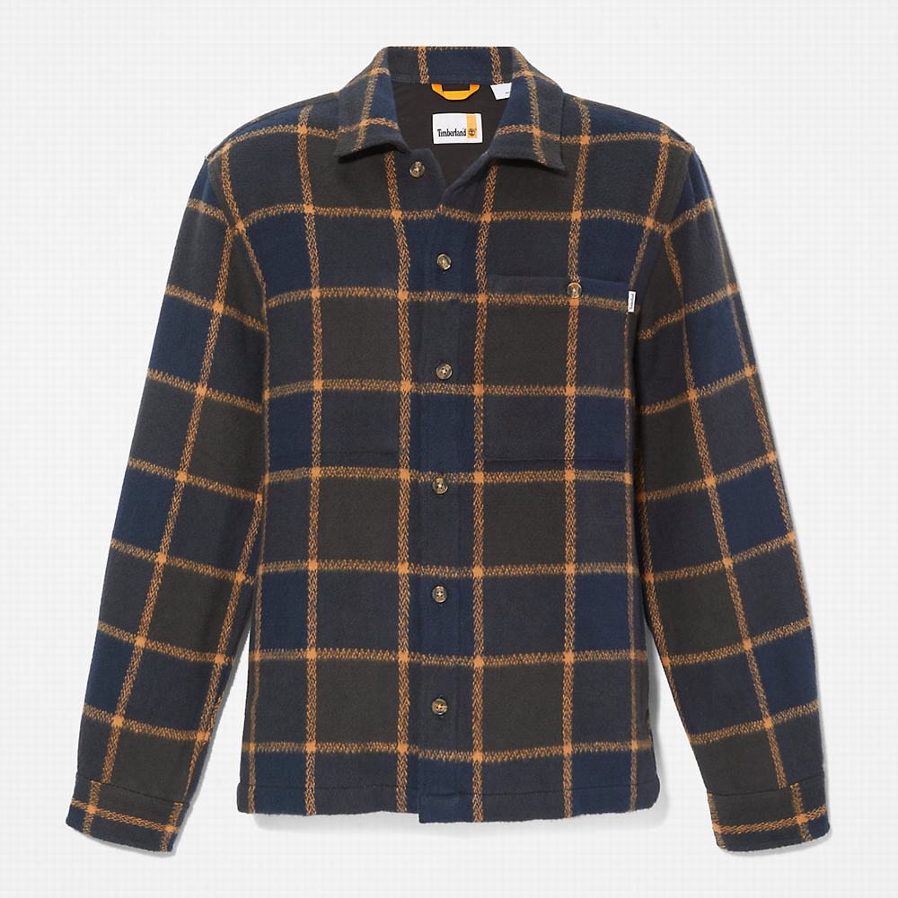 Kosele Timberland Plaid Overshirt Panske Čierne | PR6251479