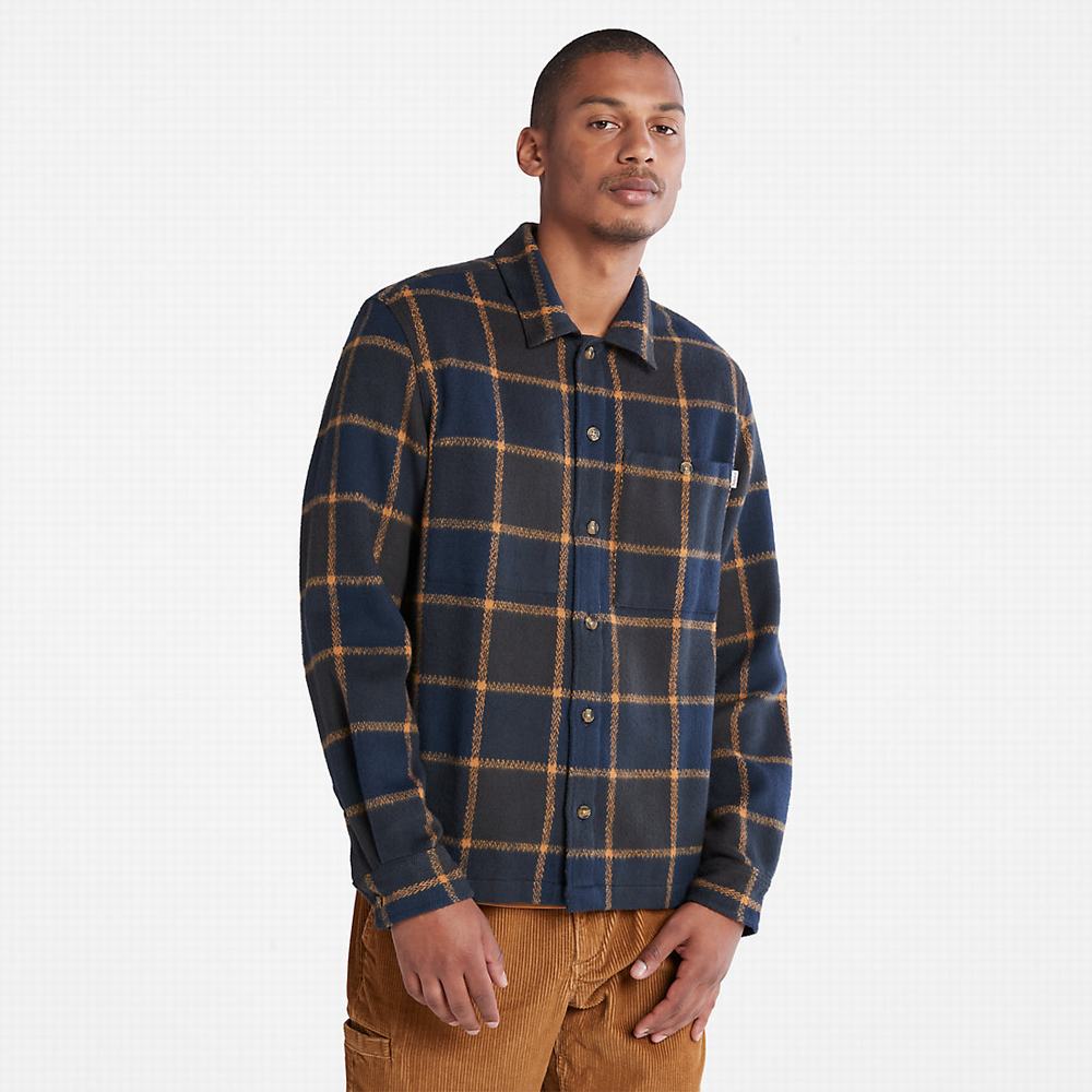 Kosele Timberland Plaid Overshirt Panske Čierne | PR6251479