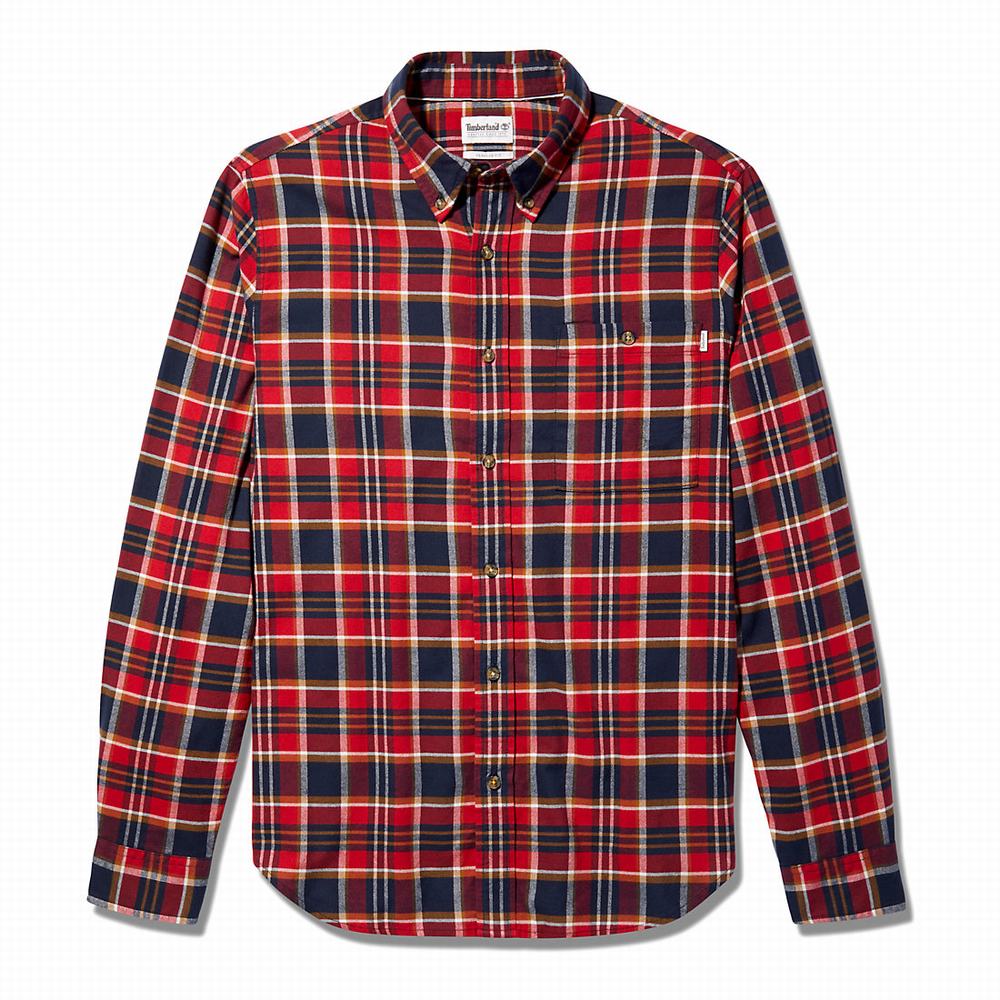 Kosele Timberland SolucellAir™ Tartan Panske Červené | SE9026457