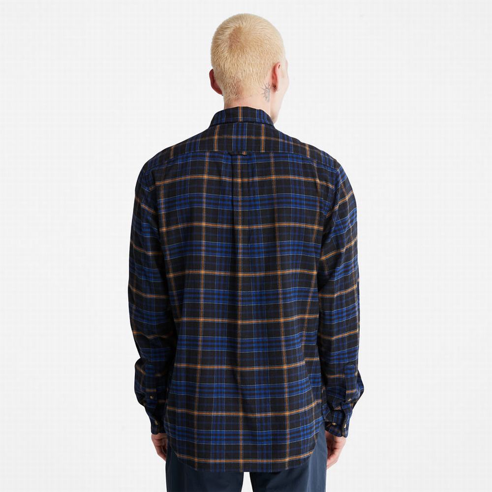 Kosele Timberland Tartan Shirt with SolucellAir™ Technológie Panske Čierne | BR5206814