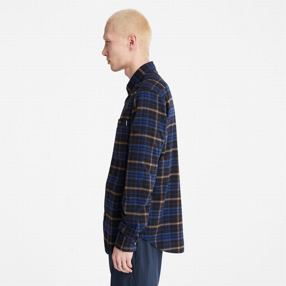 Kosele Timberland Tartan Shirt with SolucellAir™ Technológie Panske Čierne | BR5206814